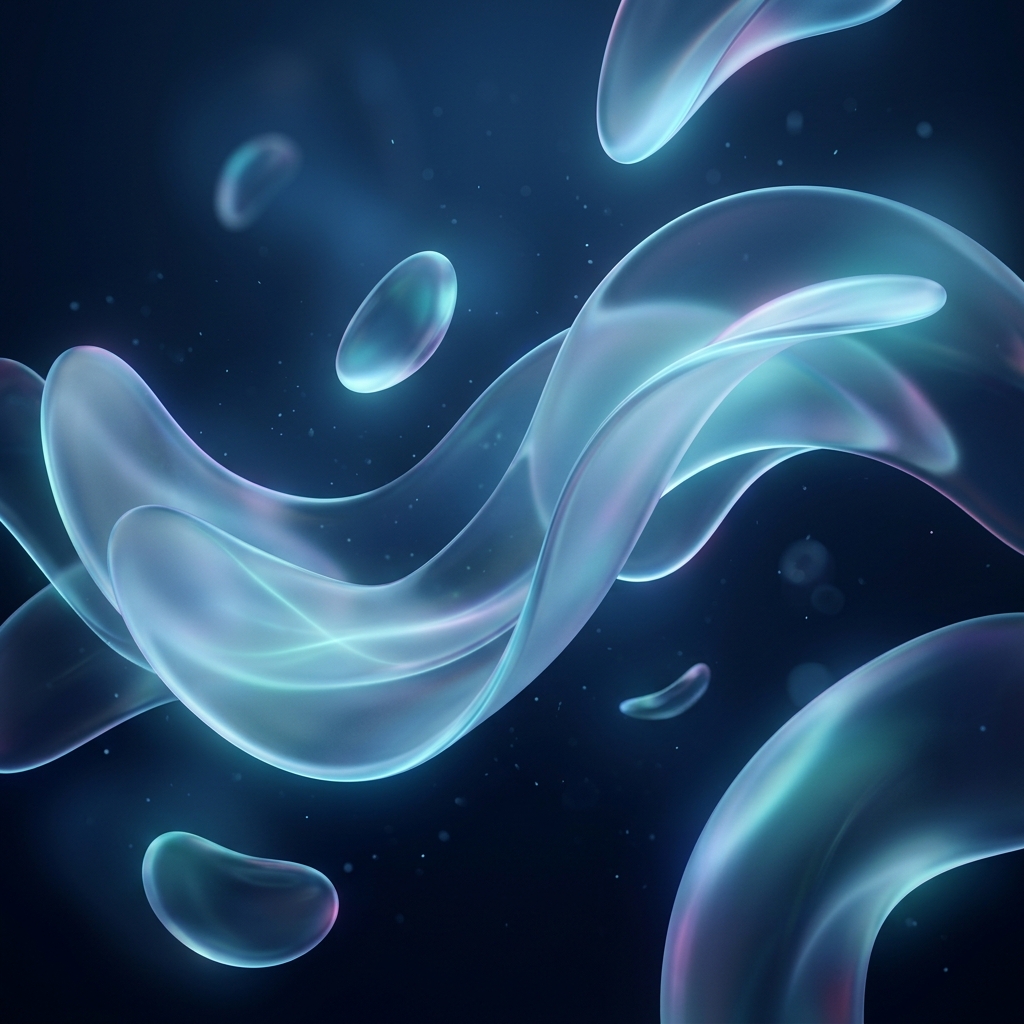 Relaxing digital studio abstract shapes